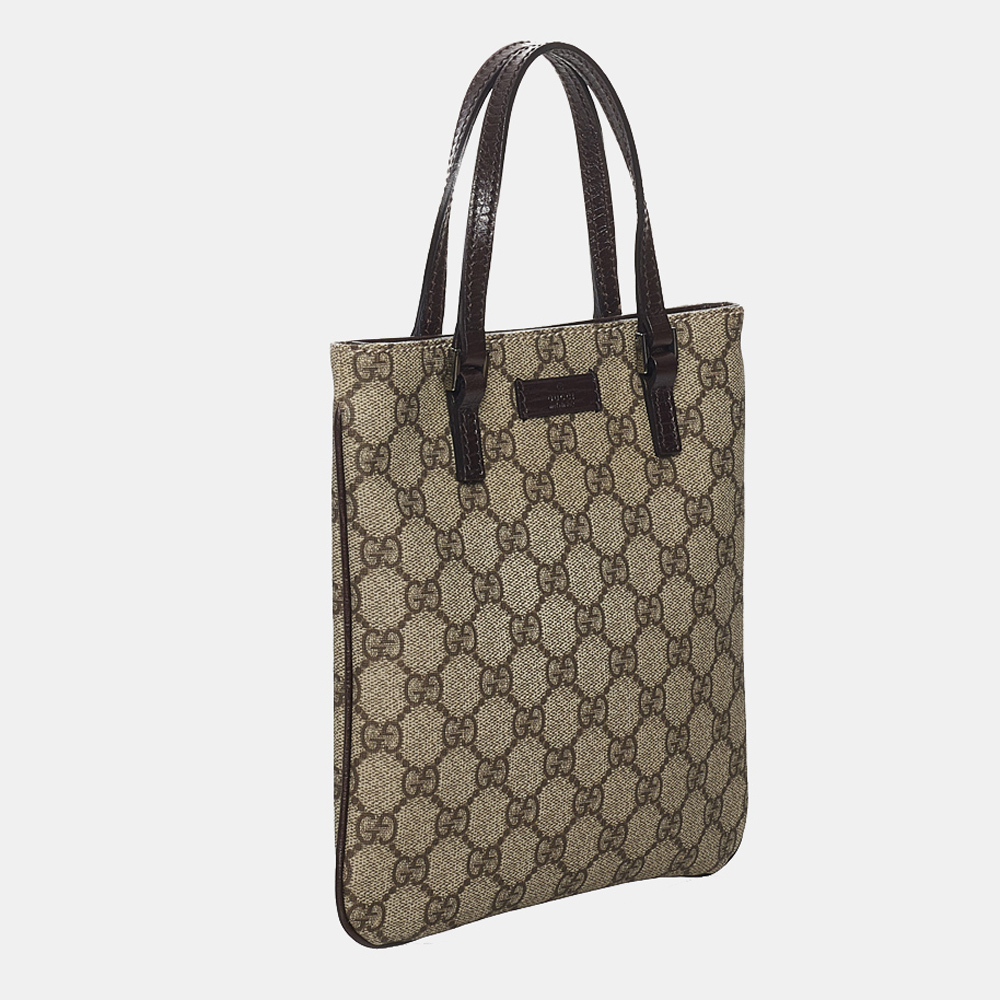 

Gucci Brown/Beige/Black Mini GG Supreme Handbag