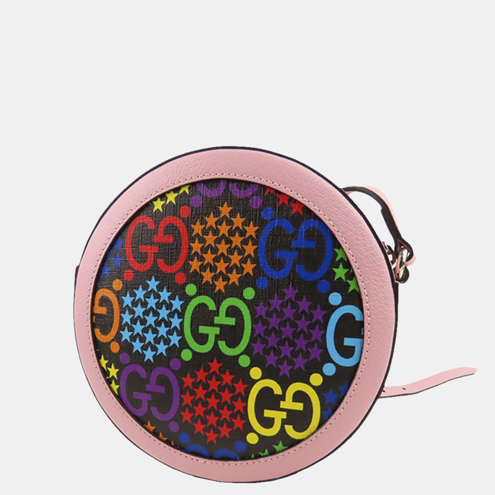 

Gucci Multi GG Supreme Psychedelic Round Crossbody Bag, Multicolor