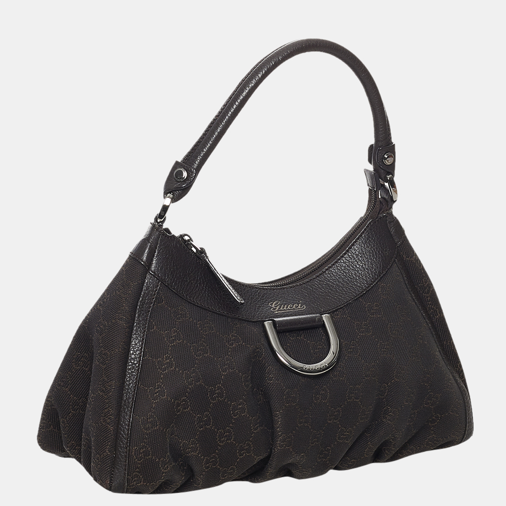 

Gucci Brown GG Canvas Abbey D-Ring Shoulder Bag