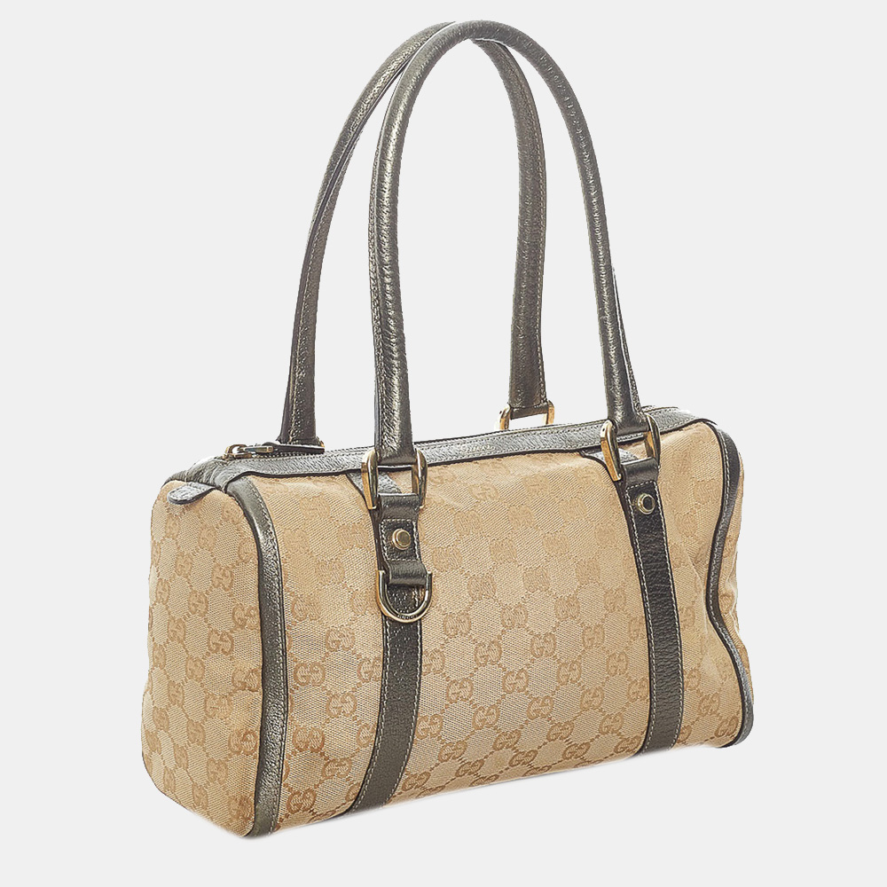 

Gucci Brown/Beige GG Canvas Abbey Boston Bag