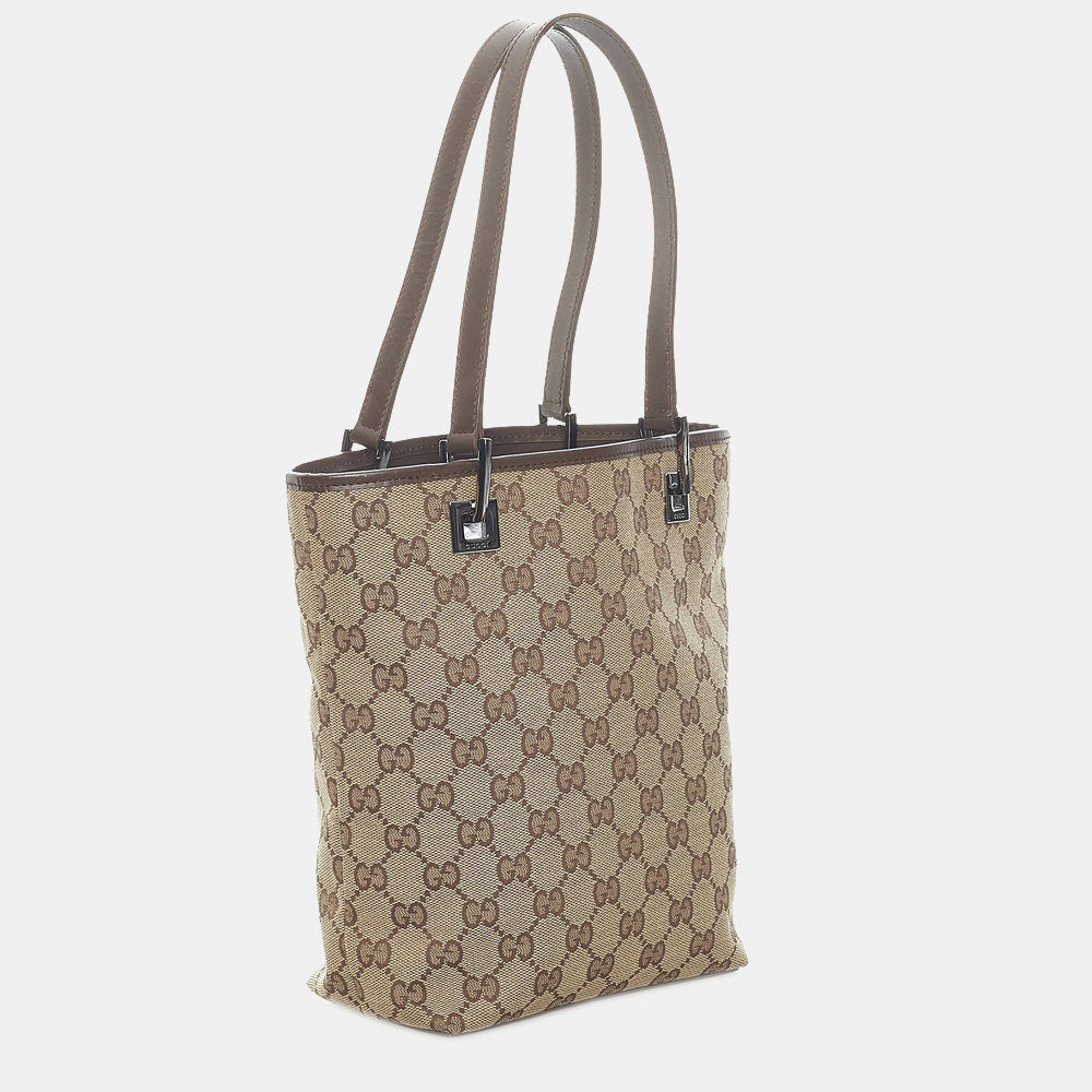 

Gucci Brown/Beige GG Canvas Tote Bag