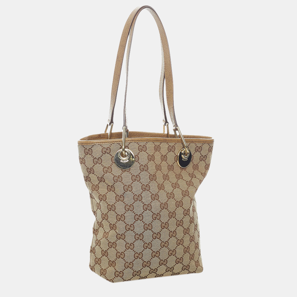 

Gucci Brown/Beige GG Canvas Eclipse Tote Bag