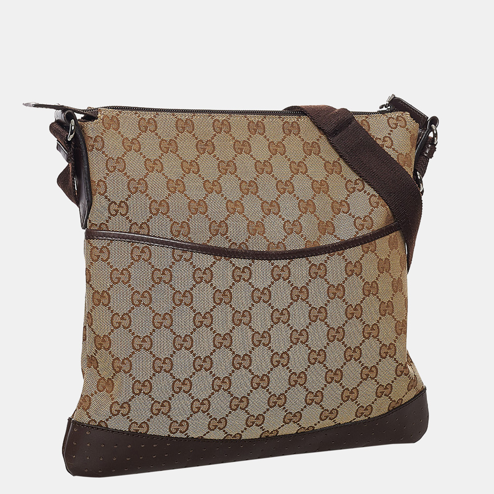 

Gucci Brown/Beige GG Canvas Crossbody Bag
