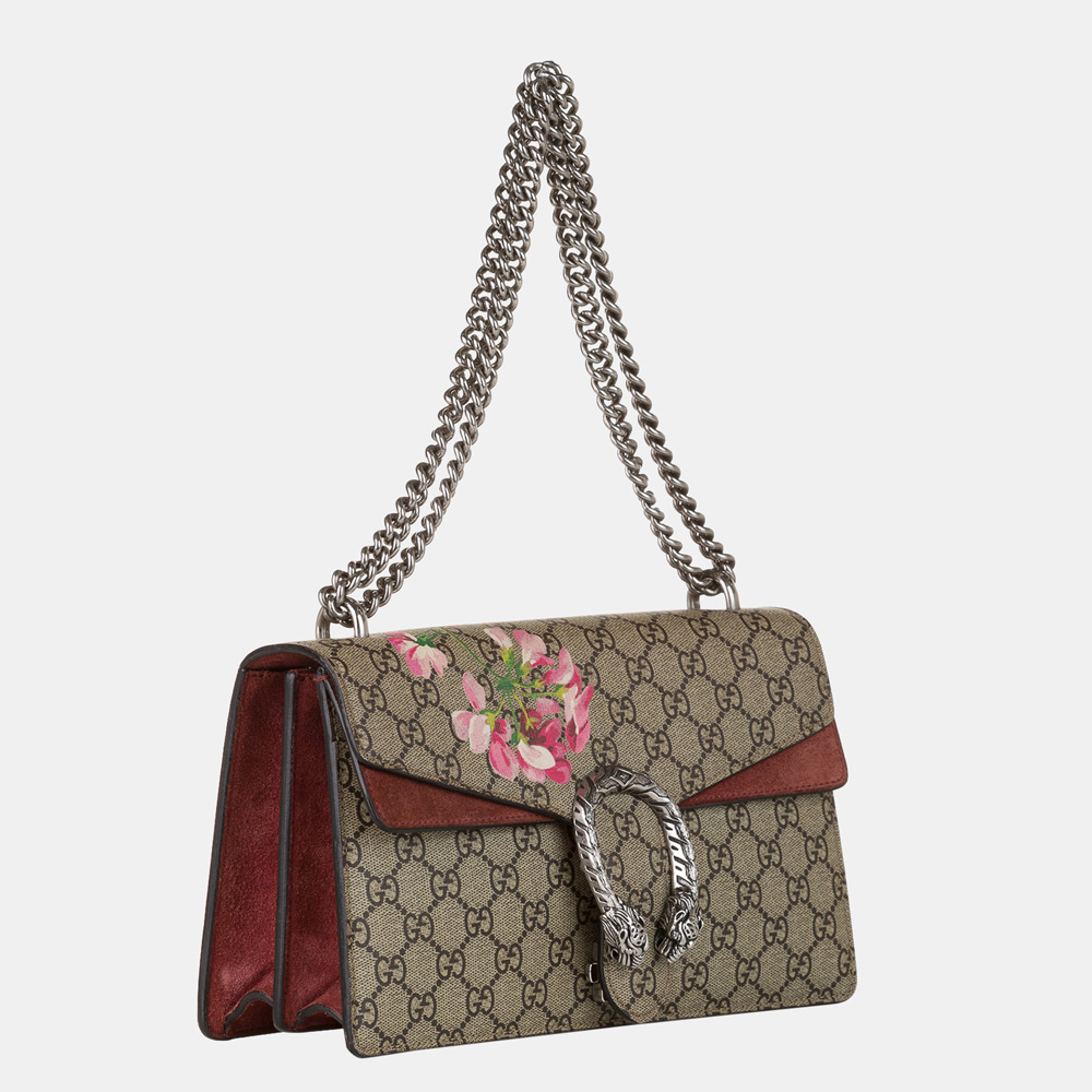 

Gucci Beige/Brown Dionysus GG Blooms Shoulder Bag