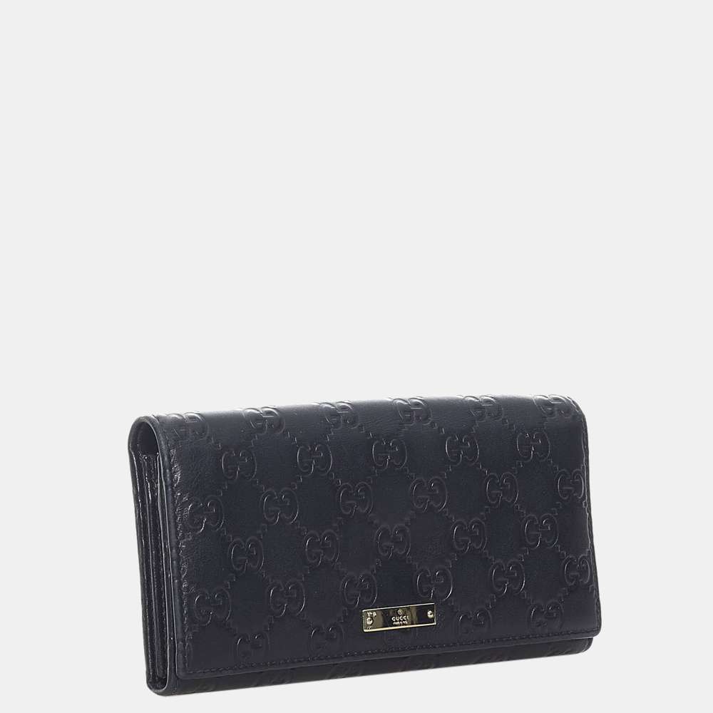 

Gucci Black Guccissima Wallet on Chain