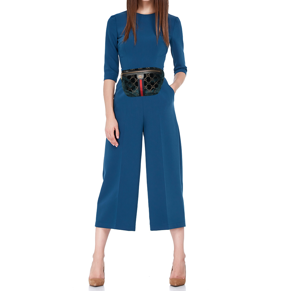 

Gucci Blue GG Velvet Web Belt Bag