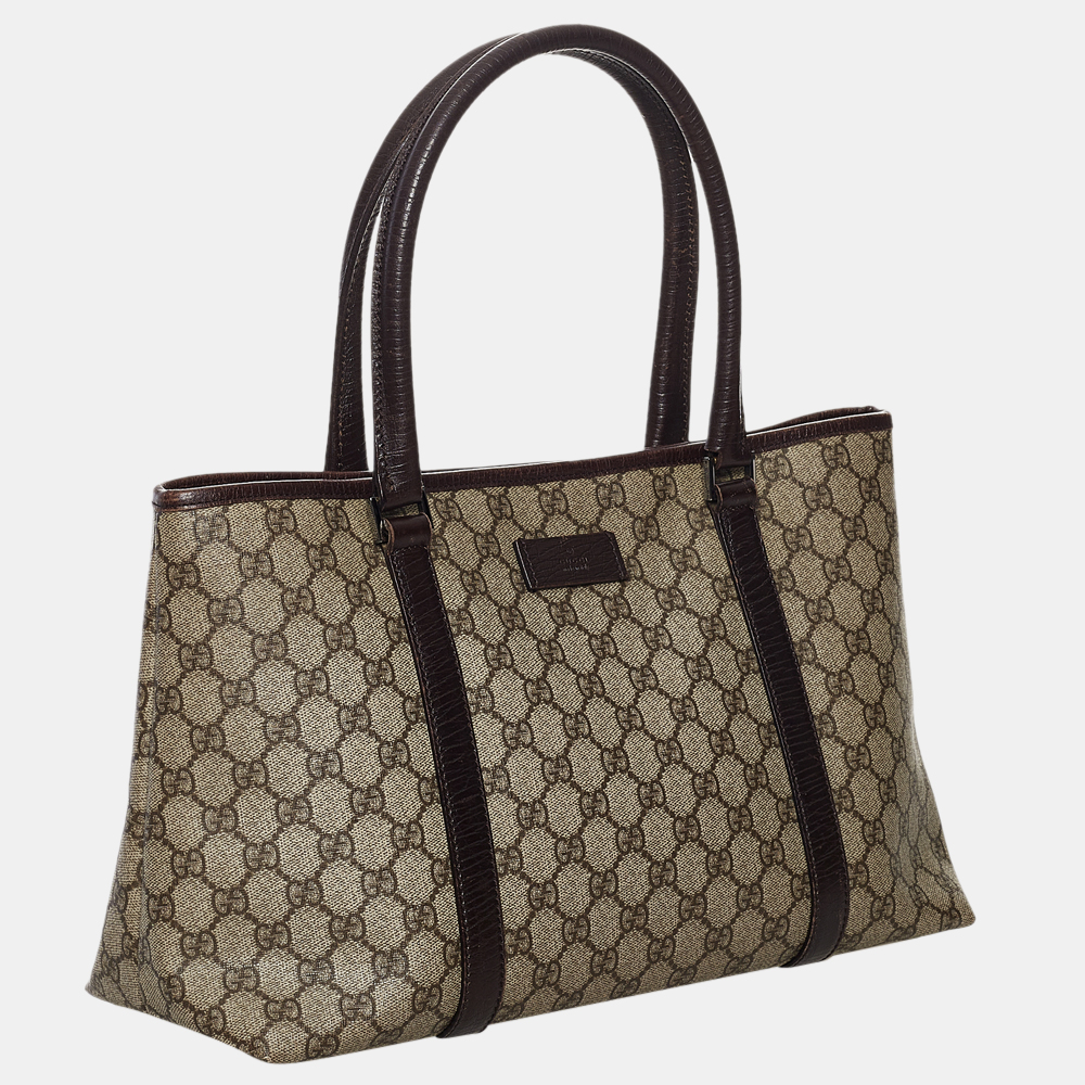 

Gucci Beige/Brown GG Supreme Joy Tote Bag