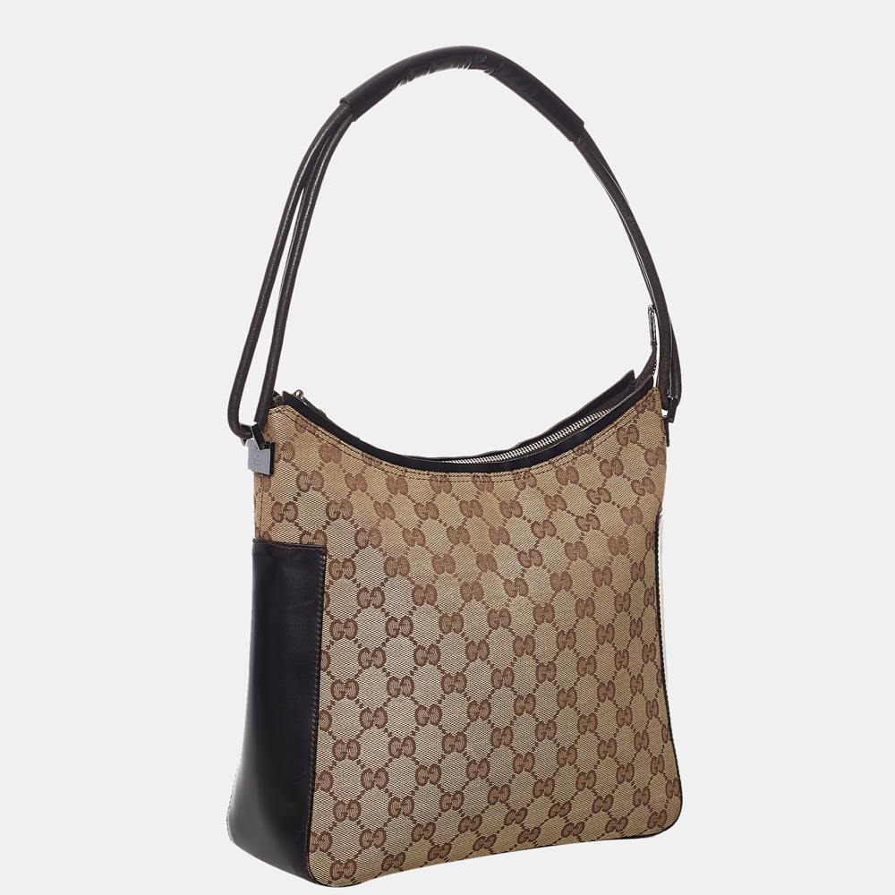 

Gucci Brown/Beige Canvas Shoulder Bag