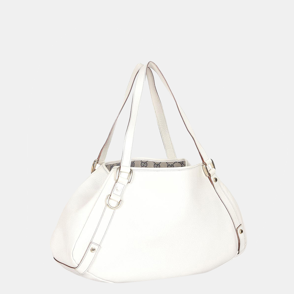 

Gucci White Pelham Leather Shoulder Bag