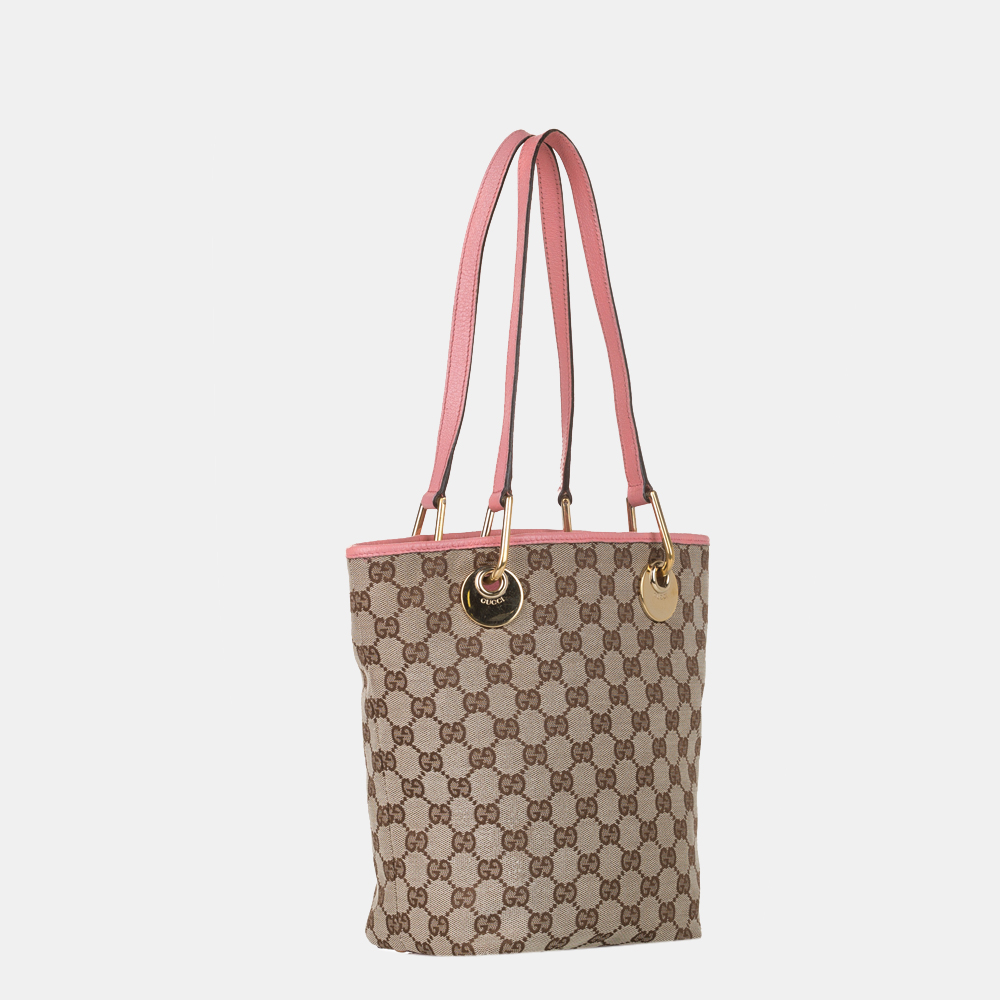 

Gucci Beige/Brown/Pink GG Canvas Eclipse Tote Bag