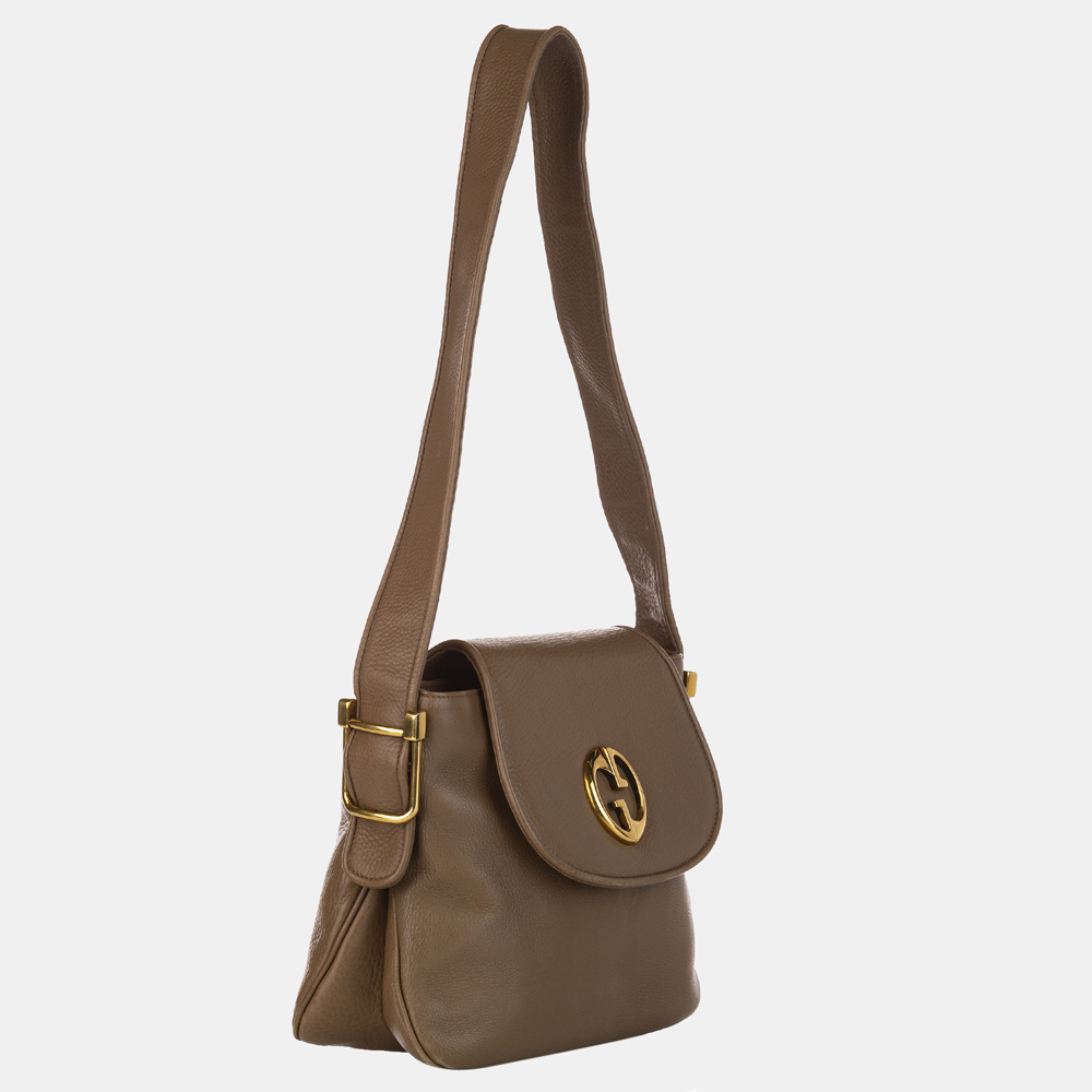 

Gucci Brown 1973 Flap Shoulder Bag