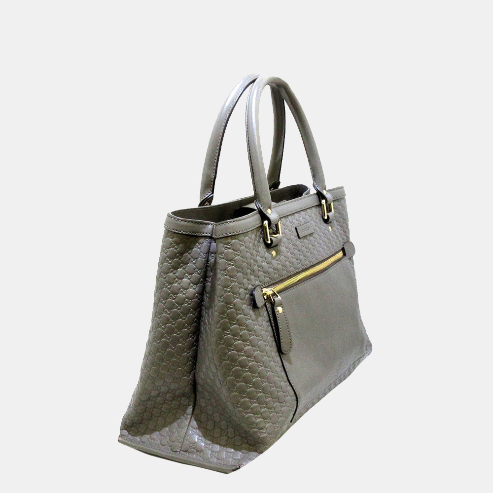 

Gucci Grey Microguccissima Satchel