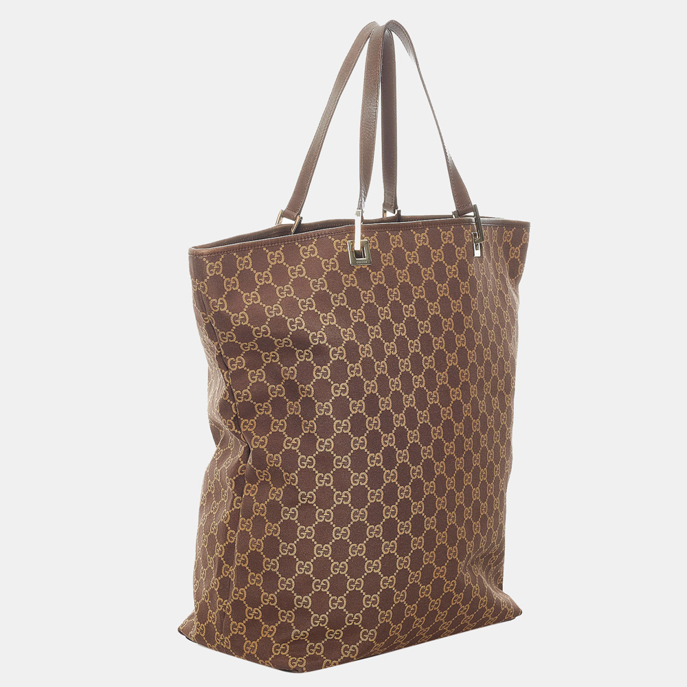

Gucci Brown GG Canvas Tote Bag