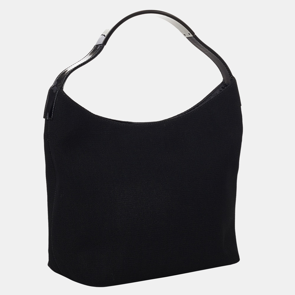 

Gucci Black Canvas Shoulder Bag