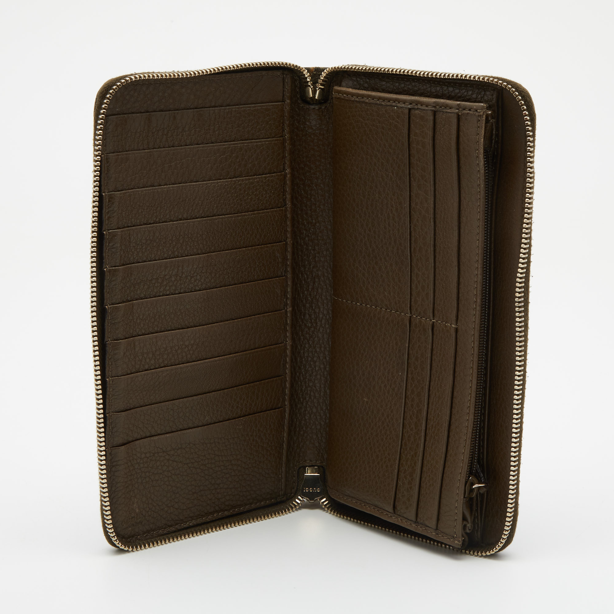 

Gucci Multicolor Python Bamboo Zip Around Wallet