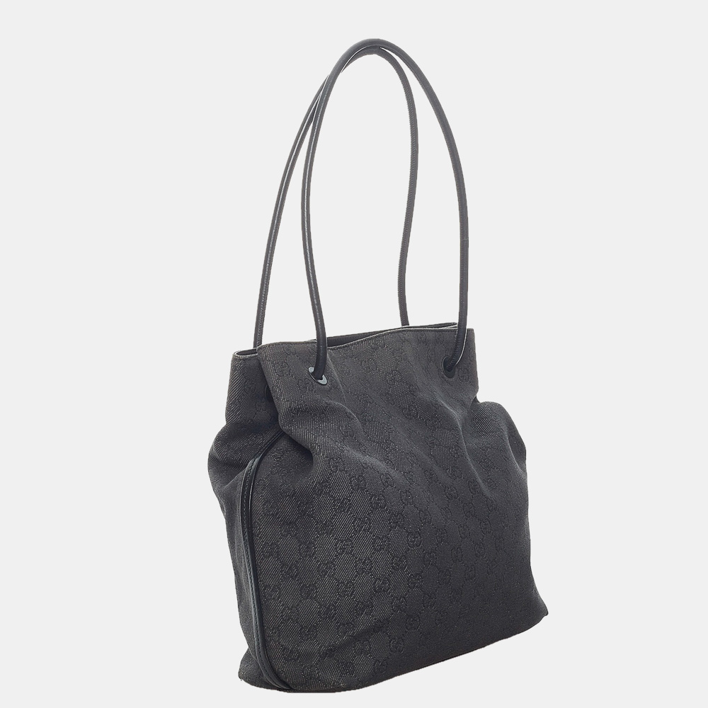 

Gucci Black GG Canvas Gifford Tote Bag