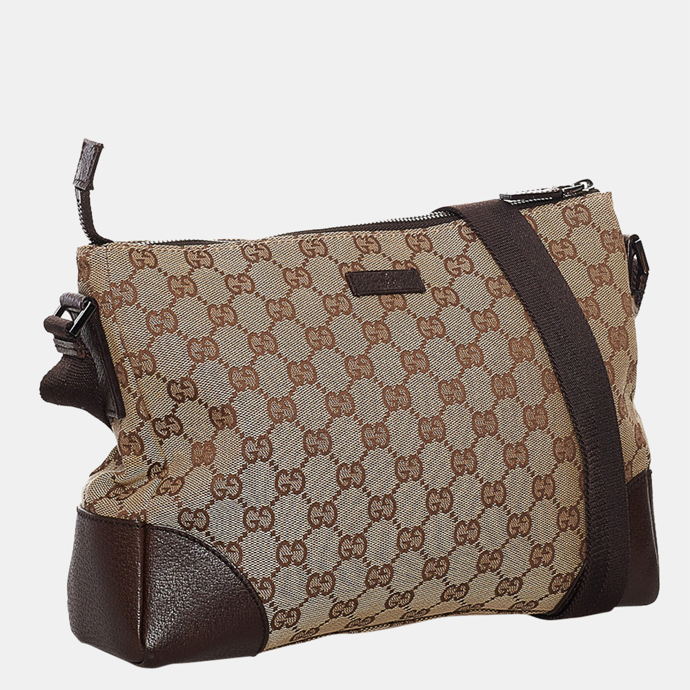 

Gucci Brown/Beige GG Canvas Crossbody Bag