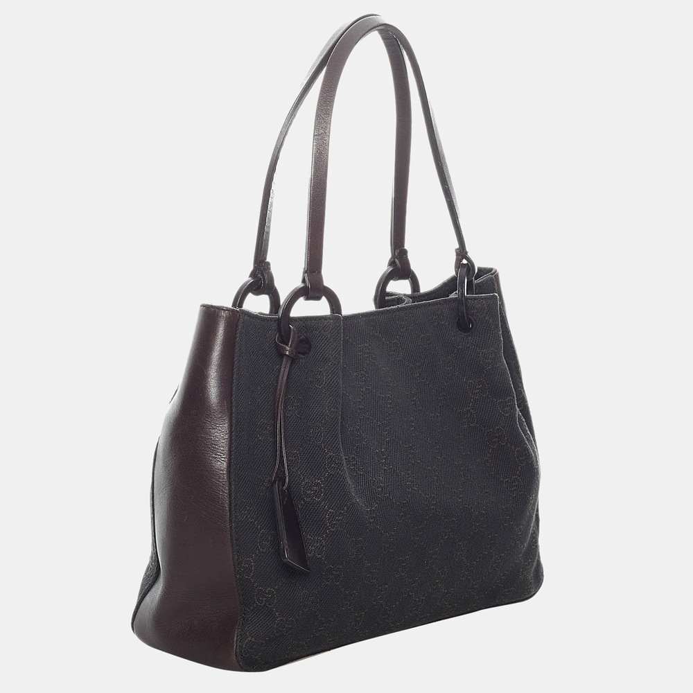

Gucci Brown GG Canvas Tote Bag