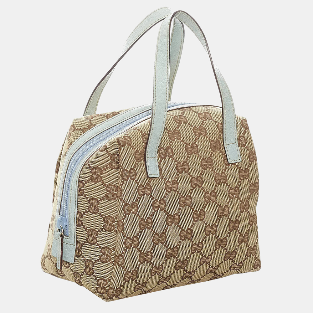 

Gucci Brown/Beige/Blue GG Canvas Handbag
