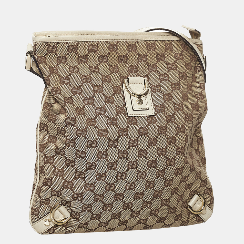 

Gucci Brown/Beige GG Canvas Abbey D-Ring Crossbody Bag