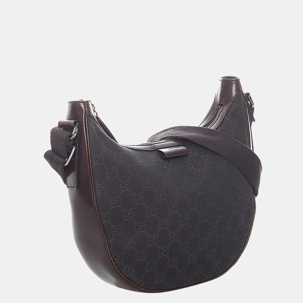 

Gucci Brown GG Canvas Crossbody Bag