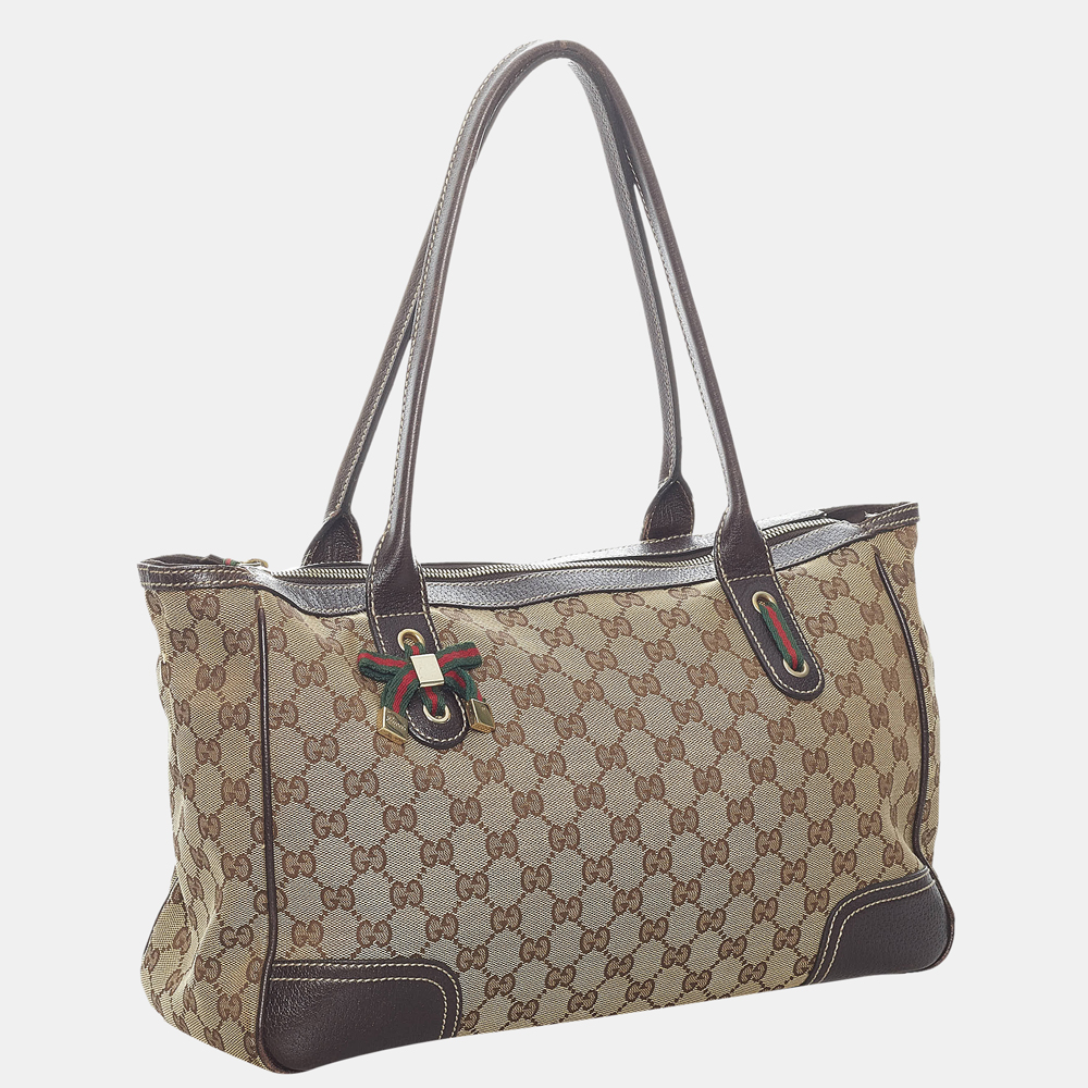 

Gucci Beige/Brown GG Canvas Princy Shoulder Bag