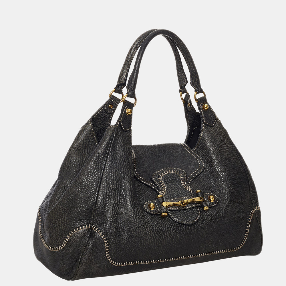 

Gucci Black New Pelham Leather Handbag