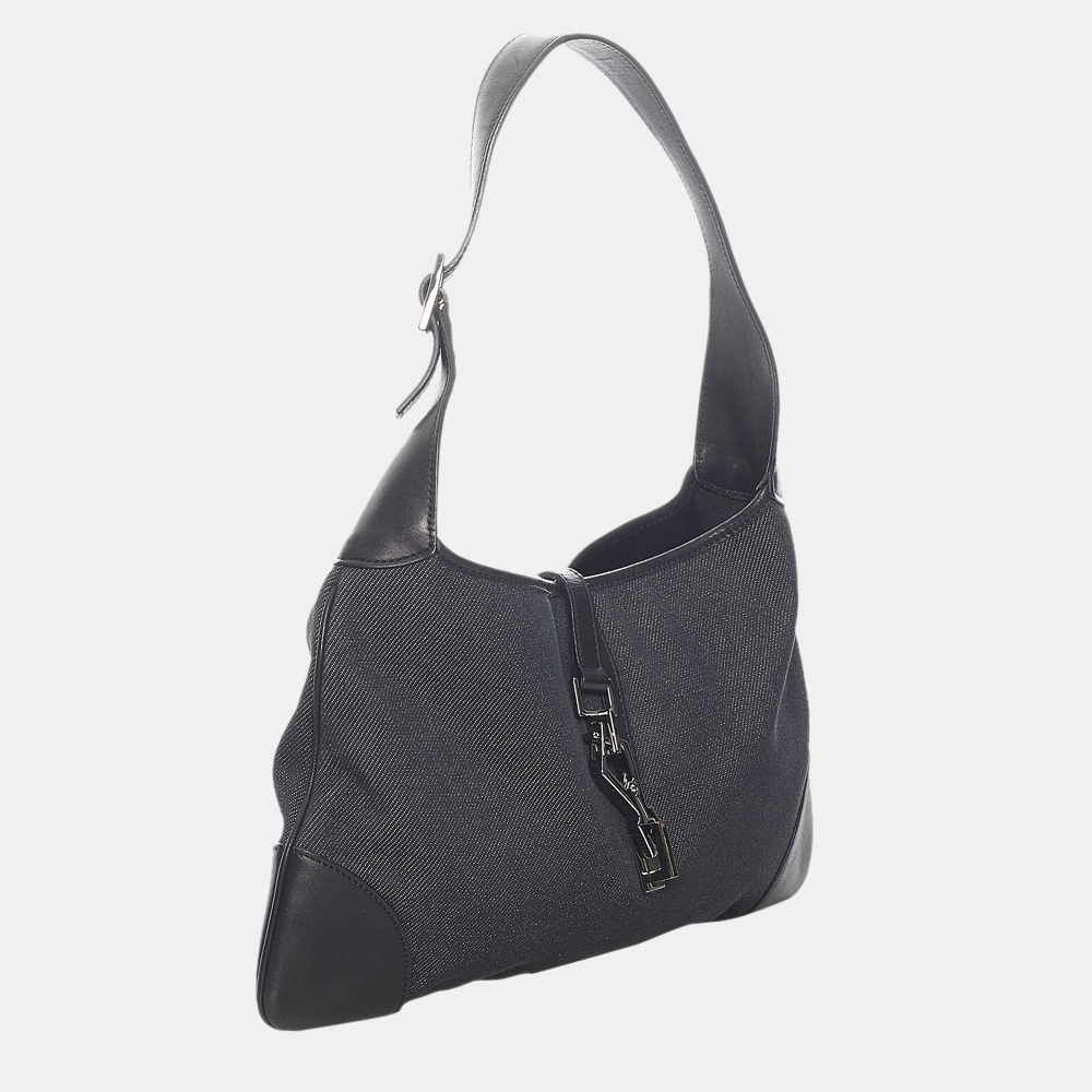 

Gucci Black Jackie Denim Shoulder Bag