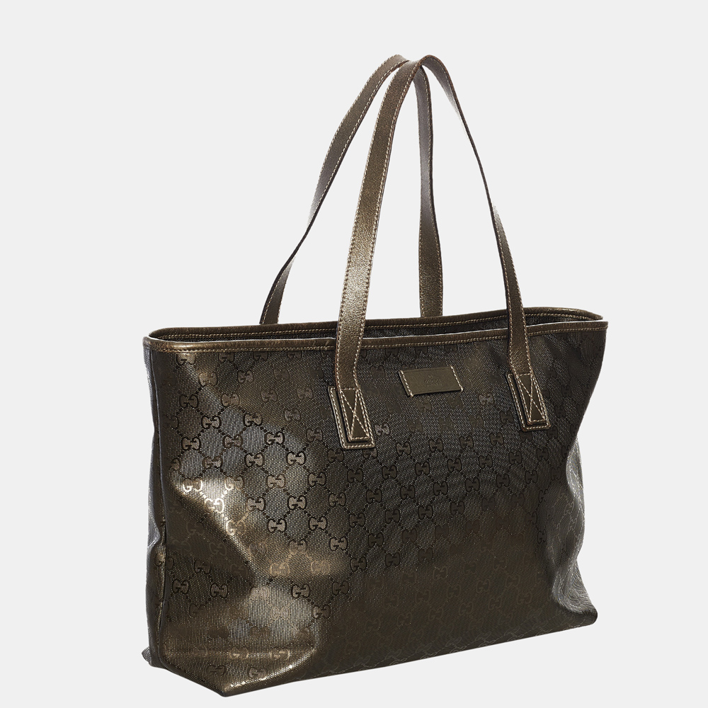 

Gucci Brown GG Imprime Tote Bag