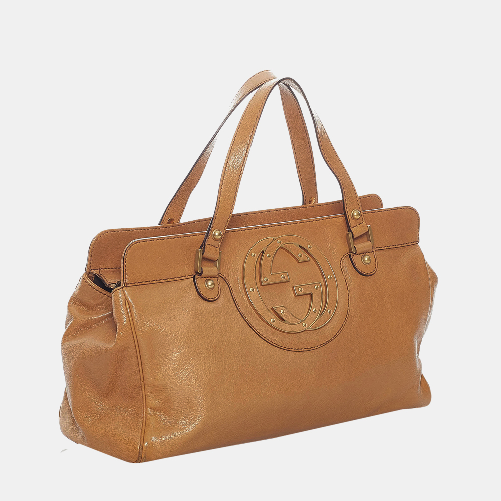 

Gucci Brown Blondie Leather Handbag