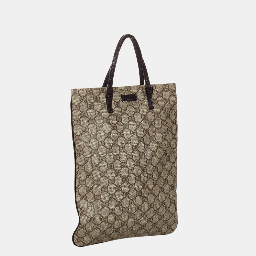 

Gucci Brown/Beige/Black GG Supreme Tote Bag