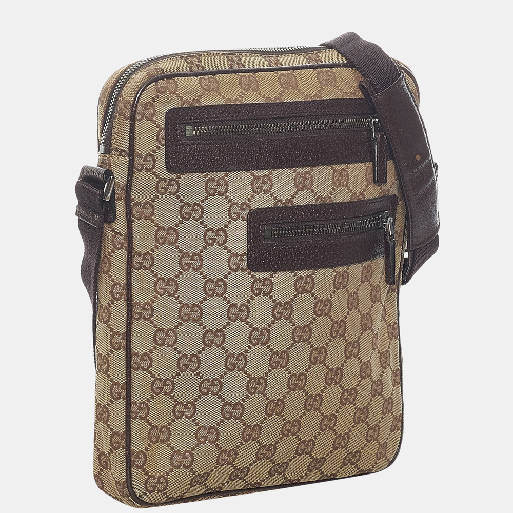 

Gucci Brown/Beige GG Canvas Crossbody Bag