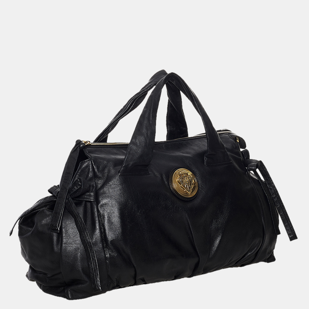 

Gucci Black Hysteria Leather Tote Bag