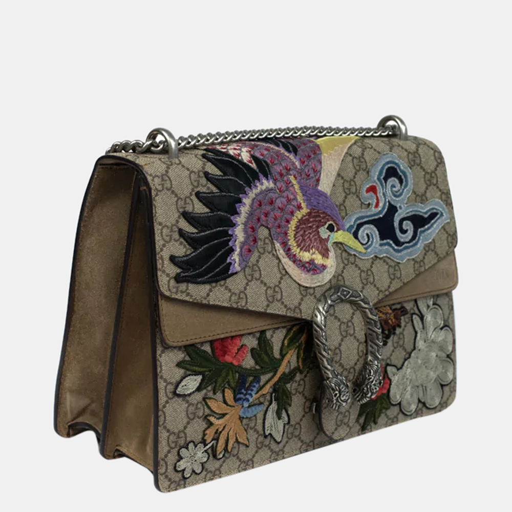 

GUCCI Dionysus Medium Shoulder bag in Brown Canvas