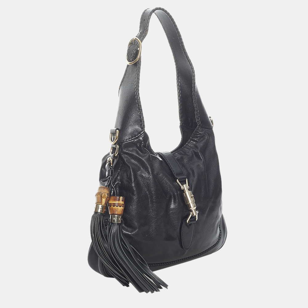 

Gucci Black New Jackie Leather Satchel