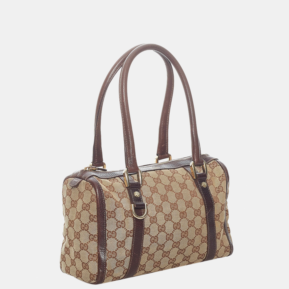 

Gucci Brown/Beige GG Canvas Abbey Boston Bag