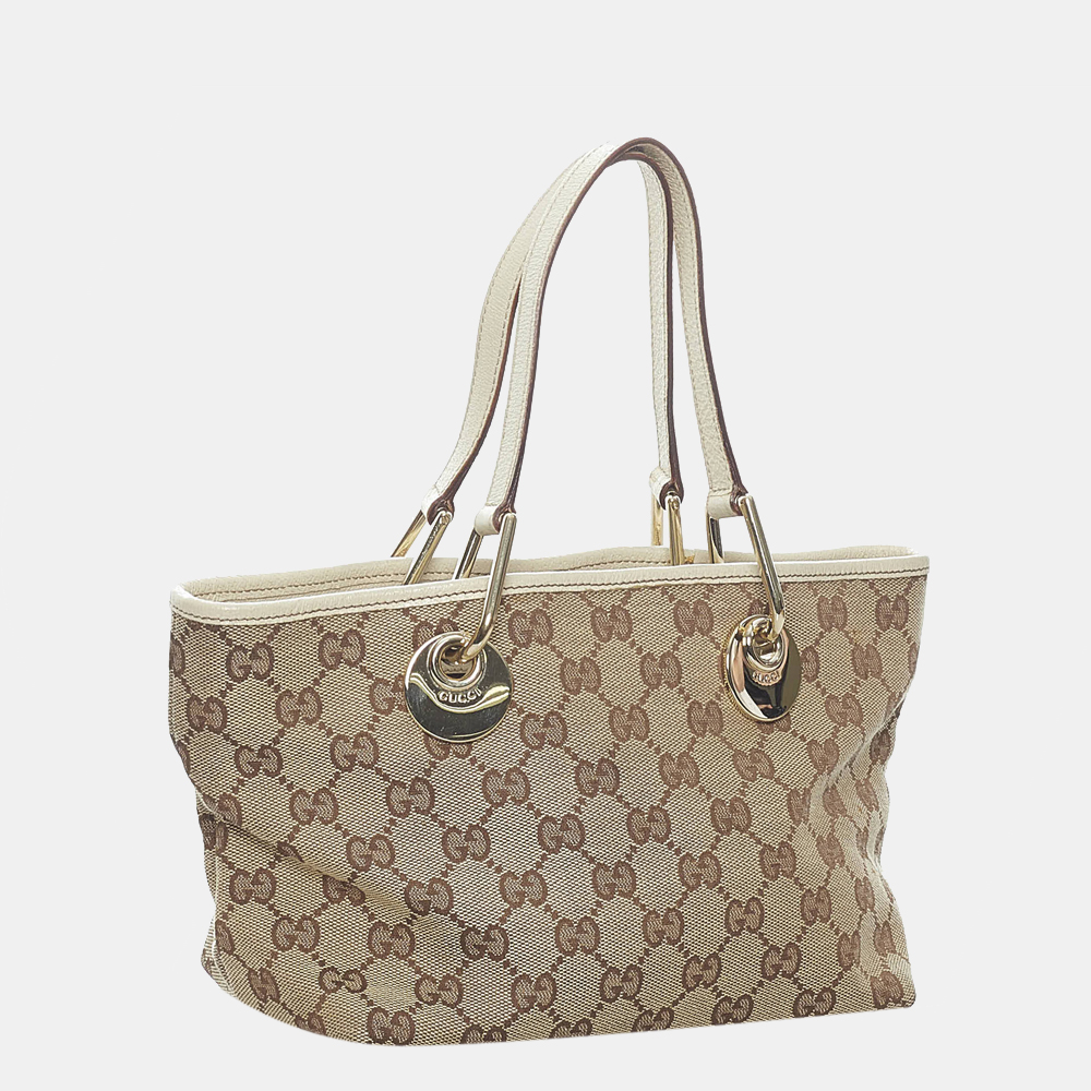 

Gucci Brown/Beige GG Canvas Eclipse Handbag