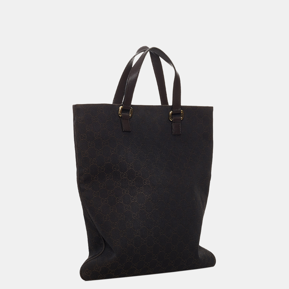 

Gucci Brown GG Canvas Tote Bag