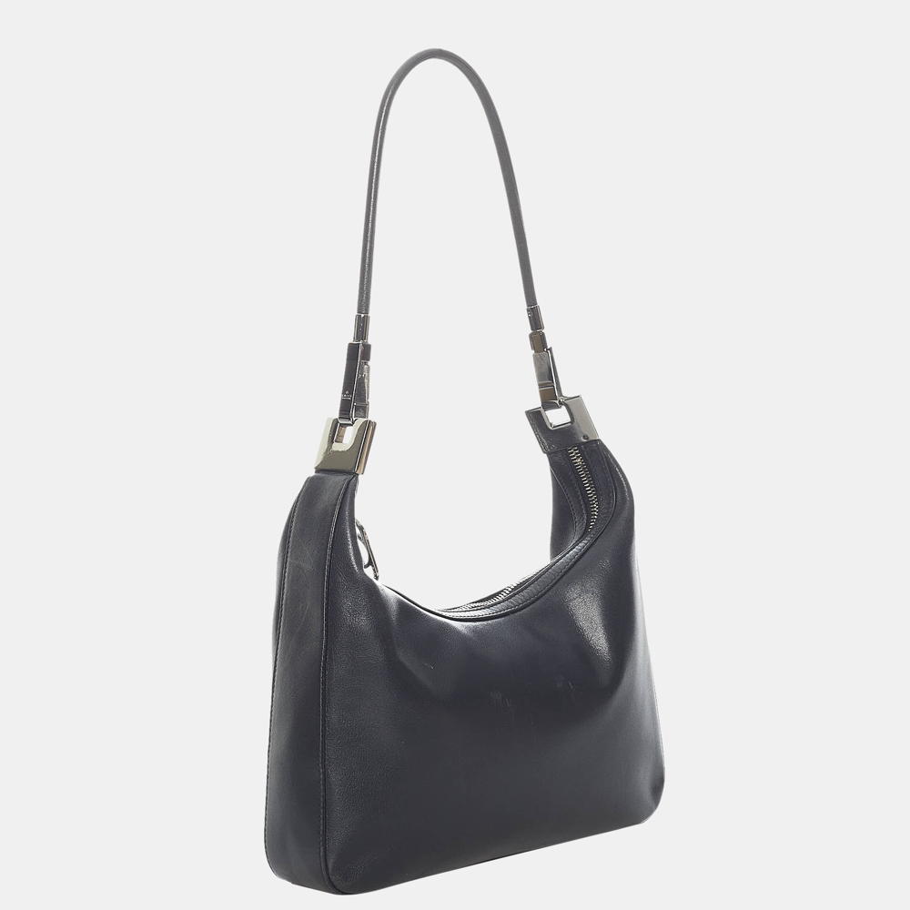 

Gucci Black Leather Shoulder Bag