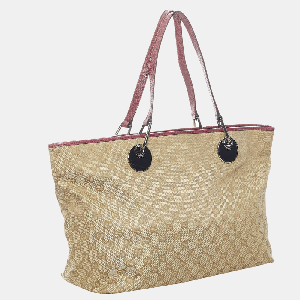 

Gucci Brown/Beige GG Canvas Eclipse Tote Bag