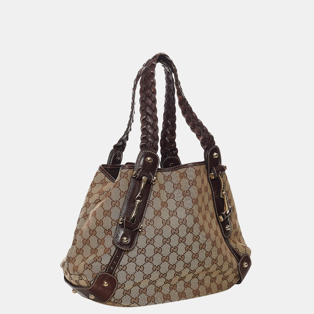 

Gucci Brown/Beige GG Canvas Pelham Shoulder Bag