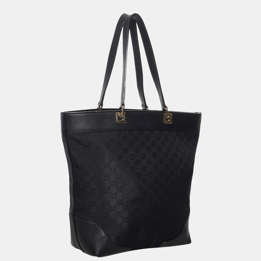 

Gucci Black GG Tote Bag