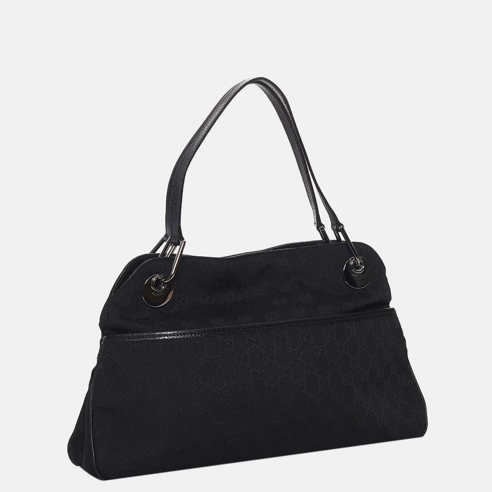 

Gucci Black GG Canvas Eclipse Tote Bag