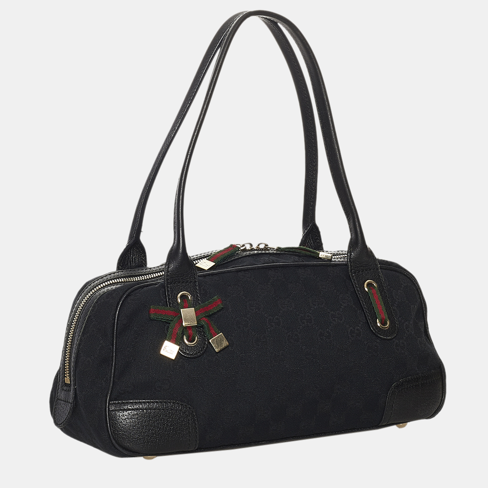 

Gucci Black GG Canvas Princy Shoulder Bag