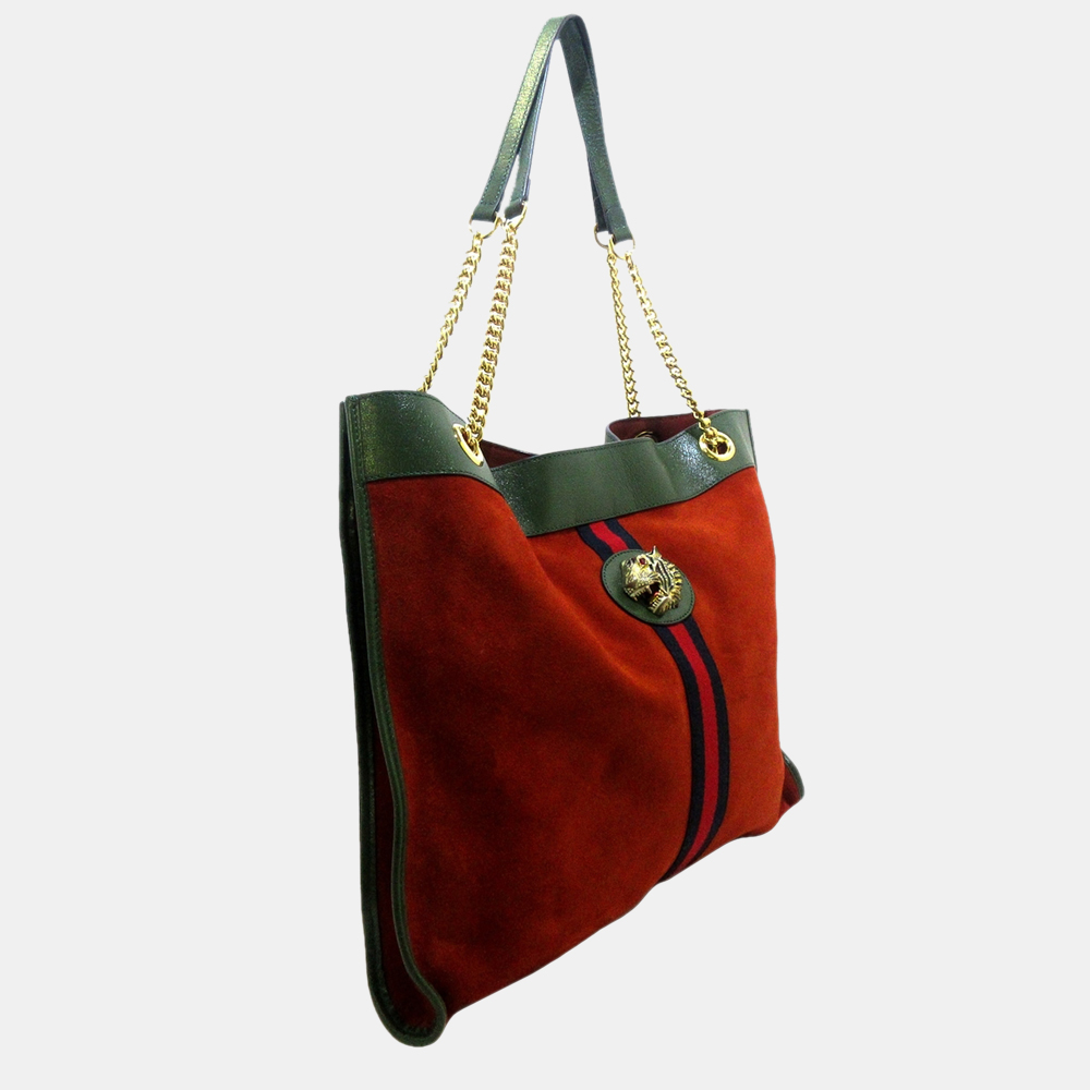 

Gucci Multi Color/Red 2018 Large Rajah Tote Bag, Multicolor