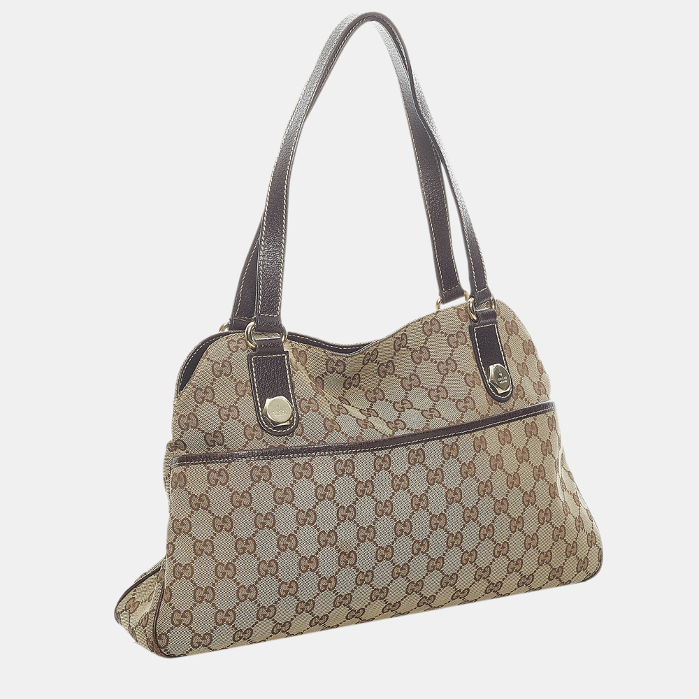

Gucci Beige/Brown GG Canvas Eclipse Shoulder Bag