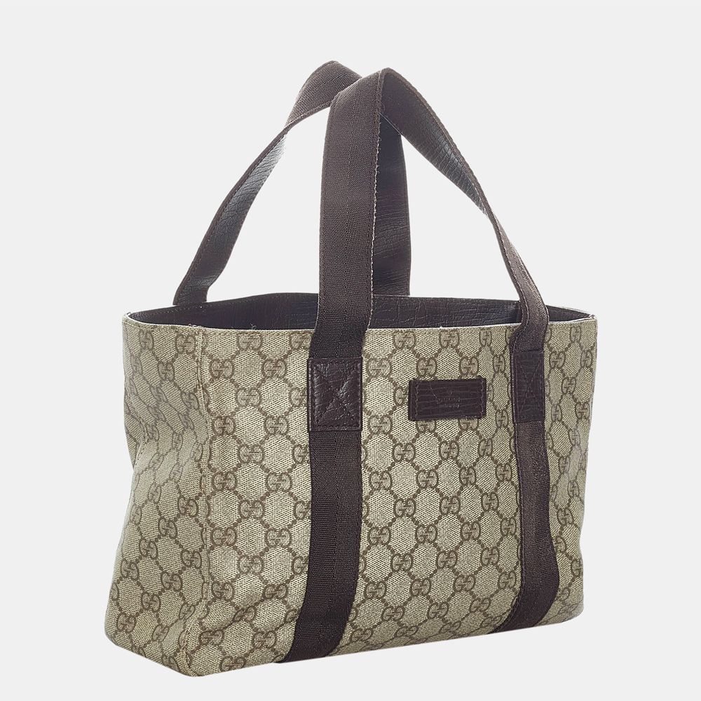 

Gucci Beige/Brown GG Supreme Tote Bag