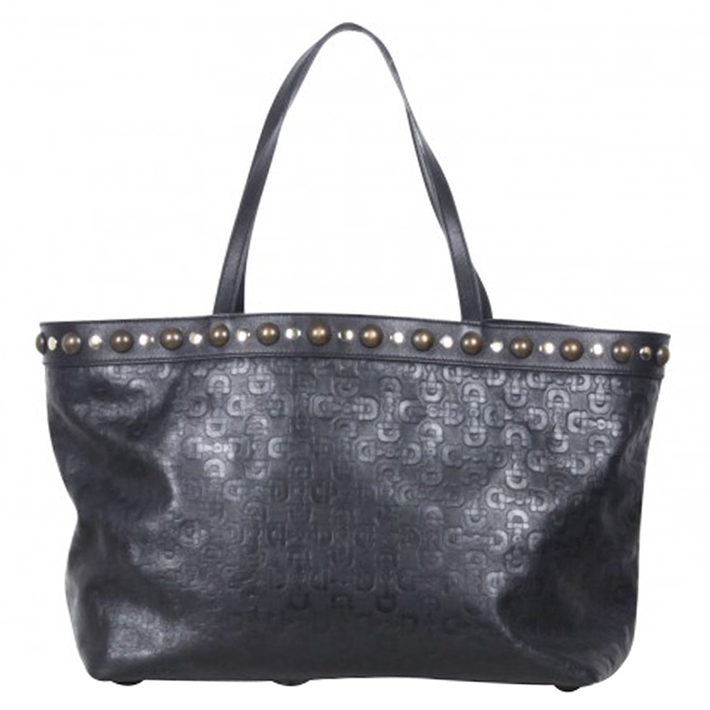 

Gucci Black Leather Tote Bag