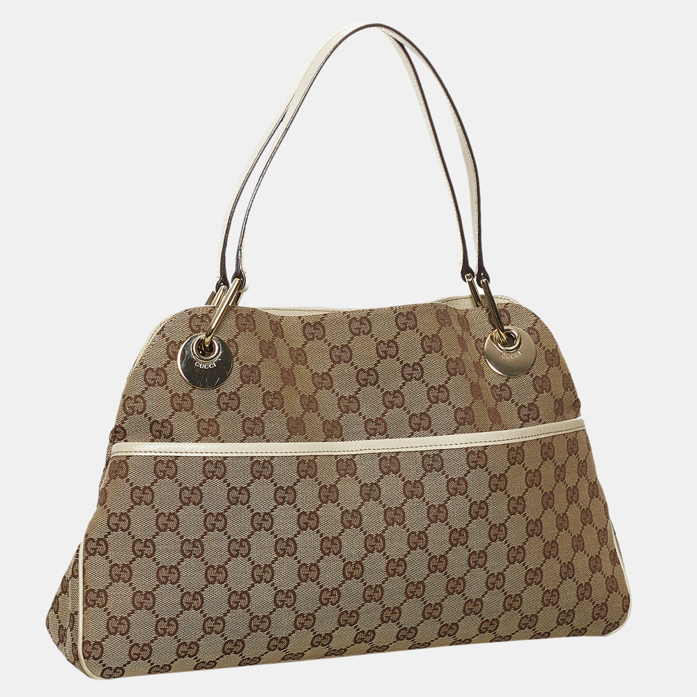 

Gucci Beige/Brown/White GG Canvas Eclipse Tote Bag