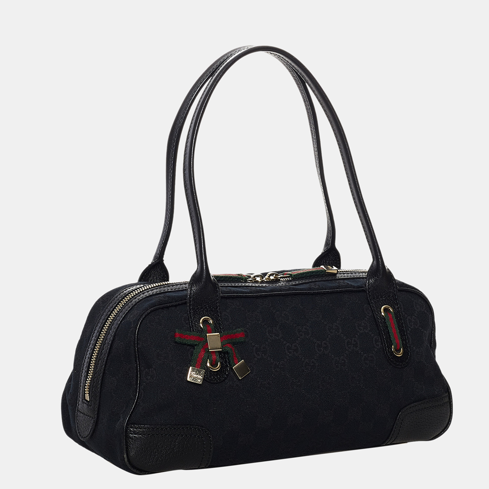 

Gucci Black GG Canvas Princy Shoulder Bag
